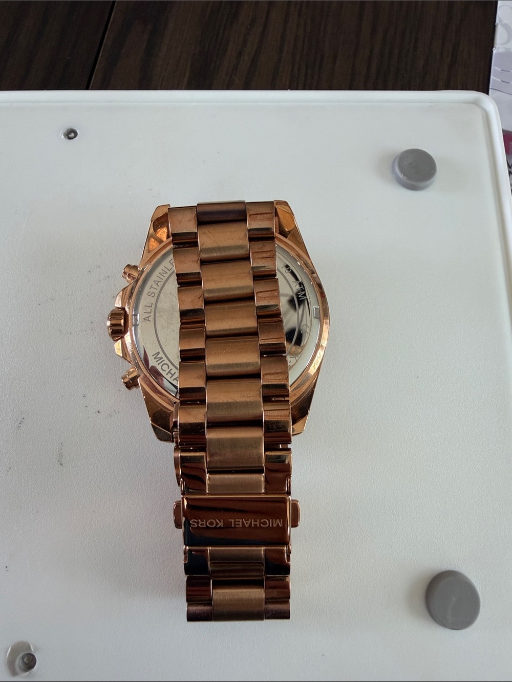 Michael Kors Rose Gold Stainless Steel Watch - Picture 3 of 3